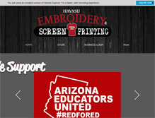 Tablet Screenshot of havasuembroidery.com